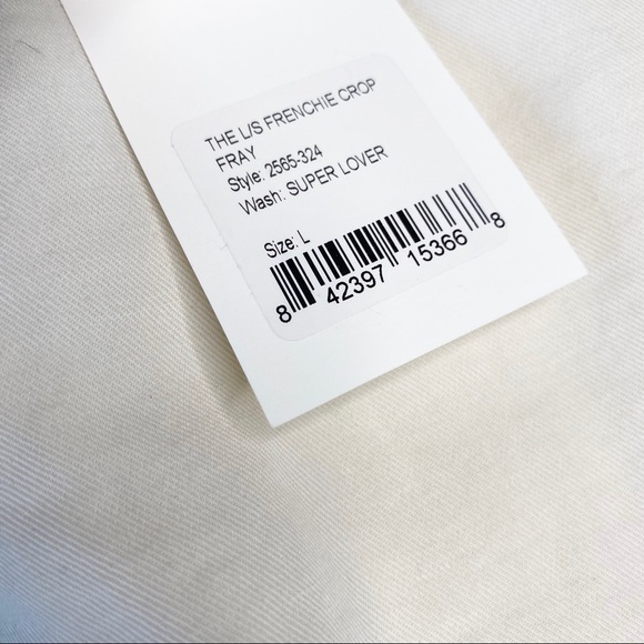 new Mother ✦ Frenchie Fray Super Lover ✦ Patchwork Button Down Shirt ✦ Natural - Picture 8 of 15